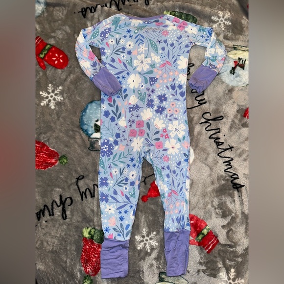 Little Sleepies Floral Zippy - Picture 4 of 5